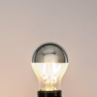 Lucande E27 3,5W LED-toppförspeglad lampa A60, 2700K silver