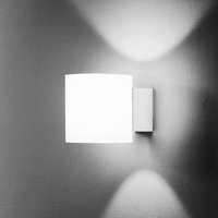 Martinelli Luce Tube wall, glass lampshade, 10 cm