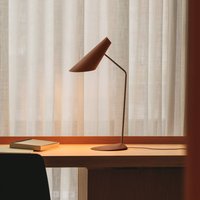 Vibia LED table lamp I.Cono, reddish brown, height 56 cm, 2,700 K