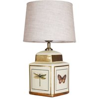 PR Home Tischleuchte Lucca, sand, Höhe 45 cm, Keramik