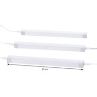 Prios Esbena LED under-cabinet light CCT 20 cm set of 3