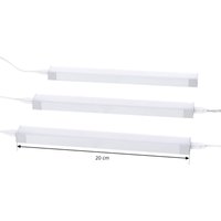 Prios Esbena LED under cabinet light CCT 20 cm 3x