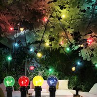 Globo Guirlande lumineuse Nirvana,10 lampes, multicolore, plastique, IP44
