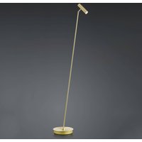 HELL Tom LED floor lamp, dimmable, brass