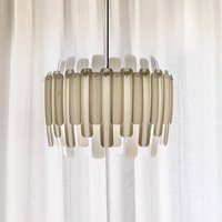 LZF LAMPS LZF Maruja pendellampa i trä, elfenben