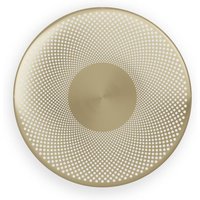 Northern LED wall light Glint brass-coloured, steel, Ø 25 cm