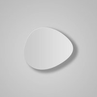 Bover Tria Set 3 LED-vägglampa, vit-ek-vit