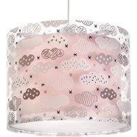 Dalber Clouds taklampa för barnrum, rosa