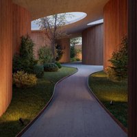 Projecteur d'extérieur LEDS-C4 Eko, noir, hauteur 15,7 cm, aluminium