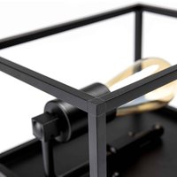 Moretti Luce Vägglampa Cubic³ 3385 svart, bredd 15 cm