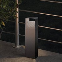 EGLO Potelet LED Doninni 1, anthracite, hauteur 40cm