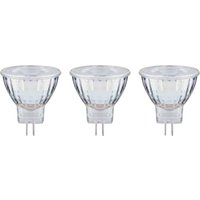 Paulmann reflector LED bulb, GU4, 1.8 W, 2700K, silver, set of 3