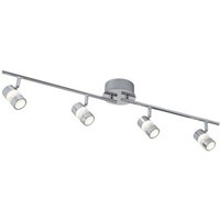 Searchlight Bubbles LED ceiling spotlight, IP44, four-bulb