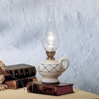 Ferroluce Rustik bordslampa i lantlig stil