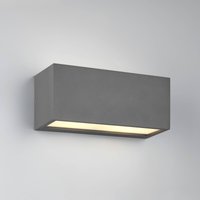 Trio Lighting Mayenne vägglampa utomhus, antracit, up- & downlight, vinkel