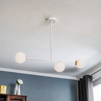 SIGMA Hänglampa Gama 3, 3 lampor, vit