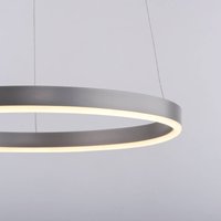 JUST LIGHT. GmbH Suspension LED Ritus, Ø 39,3cm, aluminium