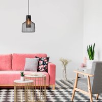 Opviq Suspension Atos 2851 à 1 lampe Ø30cm noir