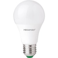 MEGAMAN LED-lampa E27 A60 9W, varmvit, dimbar