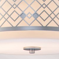 Elstead Ziggy Medium ceiling light, silver
