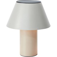 Markslöjd Vivo LED solar table lamp, grey, IP44, height 30 cm, dimmable.