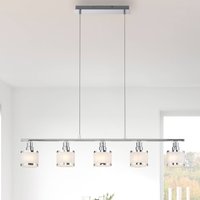 JUST LIGHT. GmbH Accor pendellampa, version med fem lampor