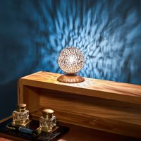 Paul Neuhaus Table lamp with globe lampshade, Ø 10 cm