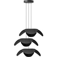 UMAGE Forget Me Not stor pendellampa 3 lampor ek svart