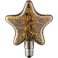 Lucande LED-lampa E27 stjärna 4W 3D-fyrverkerier