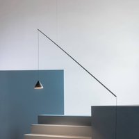 Vibia LED hanging light NORTH, black, metal, 927, decentralised