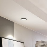 Arcchio LED downlight Niria, black, 4,000K