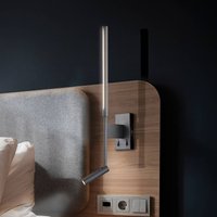 Viokef Applique murale LED Nido, noir, hauteur 51 cm, métal