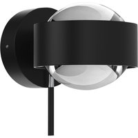 Puk Mini Wall+, G9 Linsen klar, schwarz matt/chrom