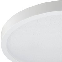 LED-loftlampe Navara-Starry, hvid, Ø 27,5 cm, 4.000 K
