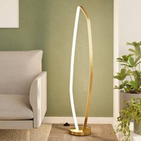 EGLO Lampadaire LED Vallerosa en laiton