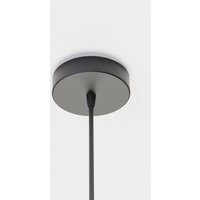 Karman pendant light Alibaglass Small, bronze-coloured, Ø 11 cm