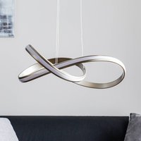 Paul Neuhaus LED-pendellampa Melinda, 30W, dimbar, stålgrå