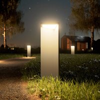 Sigor LED rechargeable solar light Nusolar anthracite, height 50cm