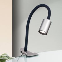 ORION Kurt LED clip-on light, matt nickel