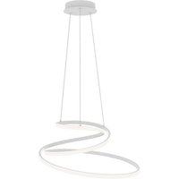 Luce Ambiente Design LED-hänglampa COASTER, vit, Ø 60 cm, metall, CCT