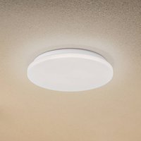 Lindby LED-taklampa för utomhusbruk Kirkola, 4000 K, Ø 34 cm, vit