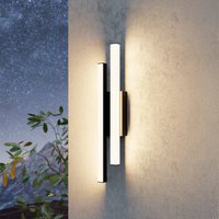 EGLO Serricella LED utomhusvägglampa, svart