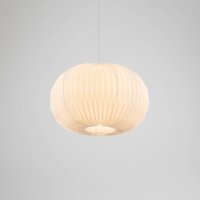 JUST LIGHT. GmbH Papel pendant light, white