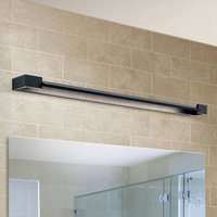 ORION LED-spegellampa Marilyn i svart, bredd 90 cm