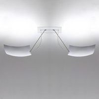 Ingo Maurer 2x18x18 LED ceiling light, 2-bulb