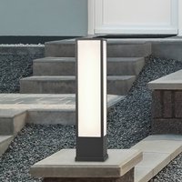 Trio Lighting LED pedestal light Fuerte, anthracite, aluminium, IP54