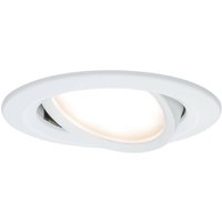 Paulmann spot Nova Coin rund, svängbar, vit