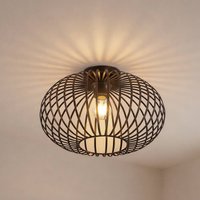 Lindby taklampa Rosalea, kopparfärgad, metall, 40 cm, E27