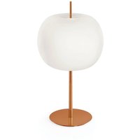 kdln Kushi XL table lamp, copper/white, height 61 cm