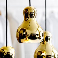 FRITZ HANSEN Calabash P1 pendant light, gold